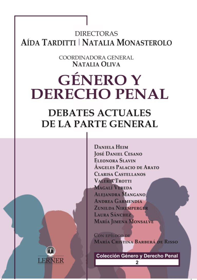 GENERO Y DERECHO PENAL