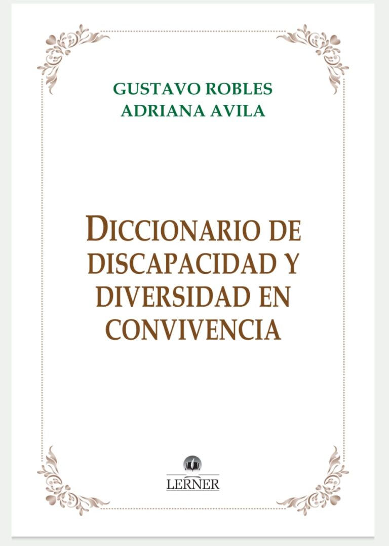 DICCIONARIO DE  DISCAPACIDAD Y DIVERSIDAD Y CONVIVENCIA