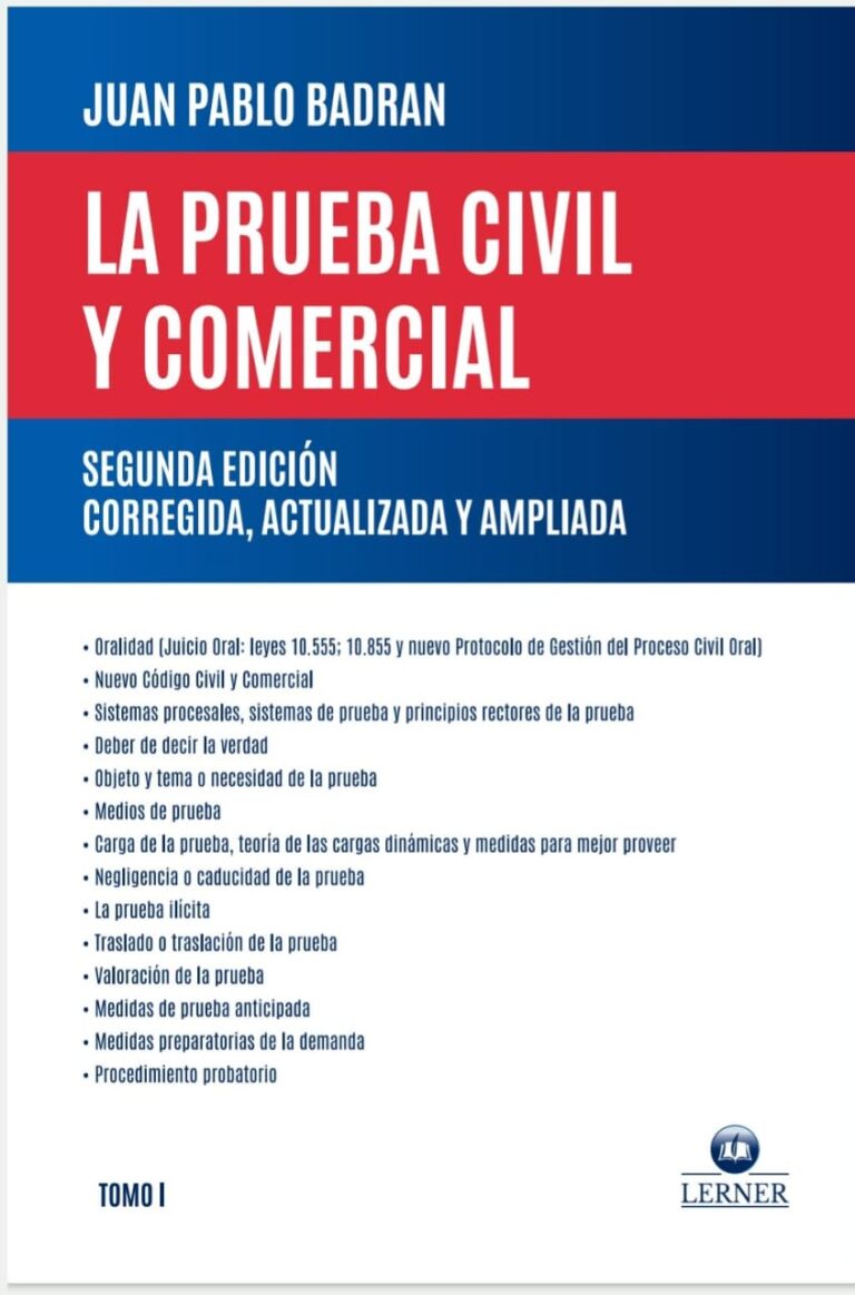 LA PRUEBA CIVIL Y COMERCIAL