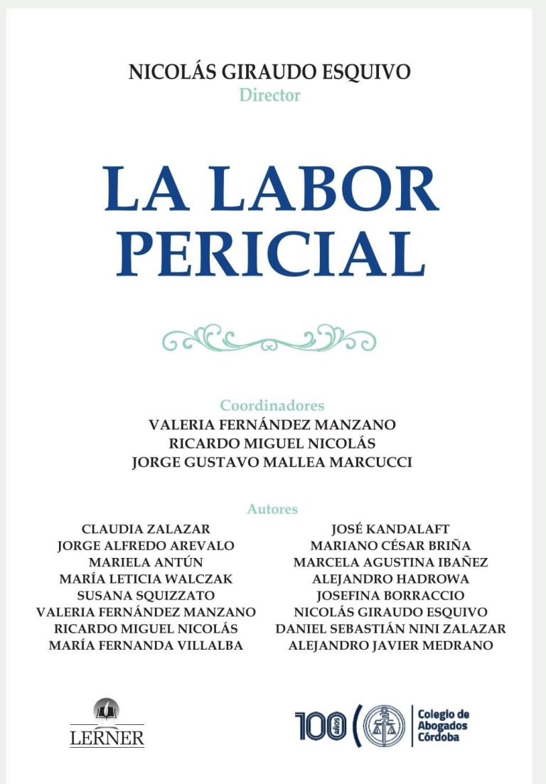 LA LABOR PERICIAL